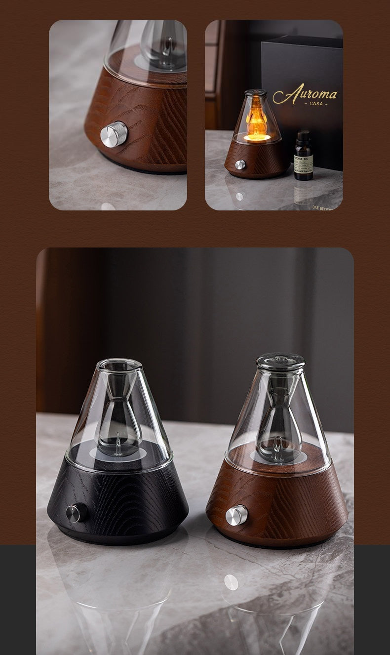 【Auroma-casa】空谷の器 - 清香ディフューザー｜無水式冷香｜寝室用 書斎用アロマディフューザー - 理想的な誕生日プレゼント