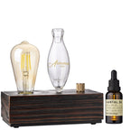 【Auroma-casa】復古実木冷香アロマディフューザー｜灯りと香りの上質空間