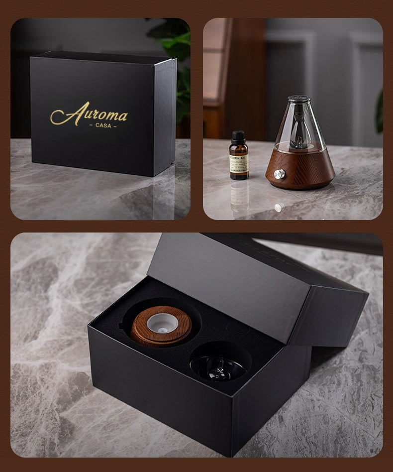 【Auroma-casa】空谷の器 - 清香ディフューザー｜無水式冷香｜寝室用 書斎用アロマディフューザー - 理想的な誕生日プレゼント