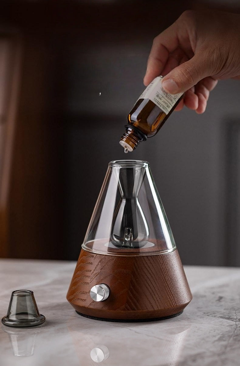 【Auroma-casa】空谷の器 - 清香ディフューザー｜無水式冷香｜寝室用 書斎用アロマディフューザー - 理想的な誕生日プレゼント