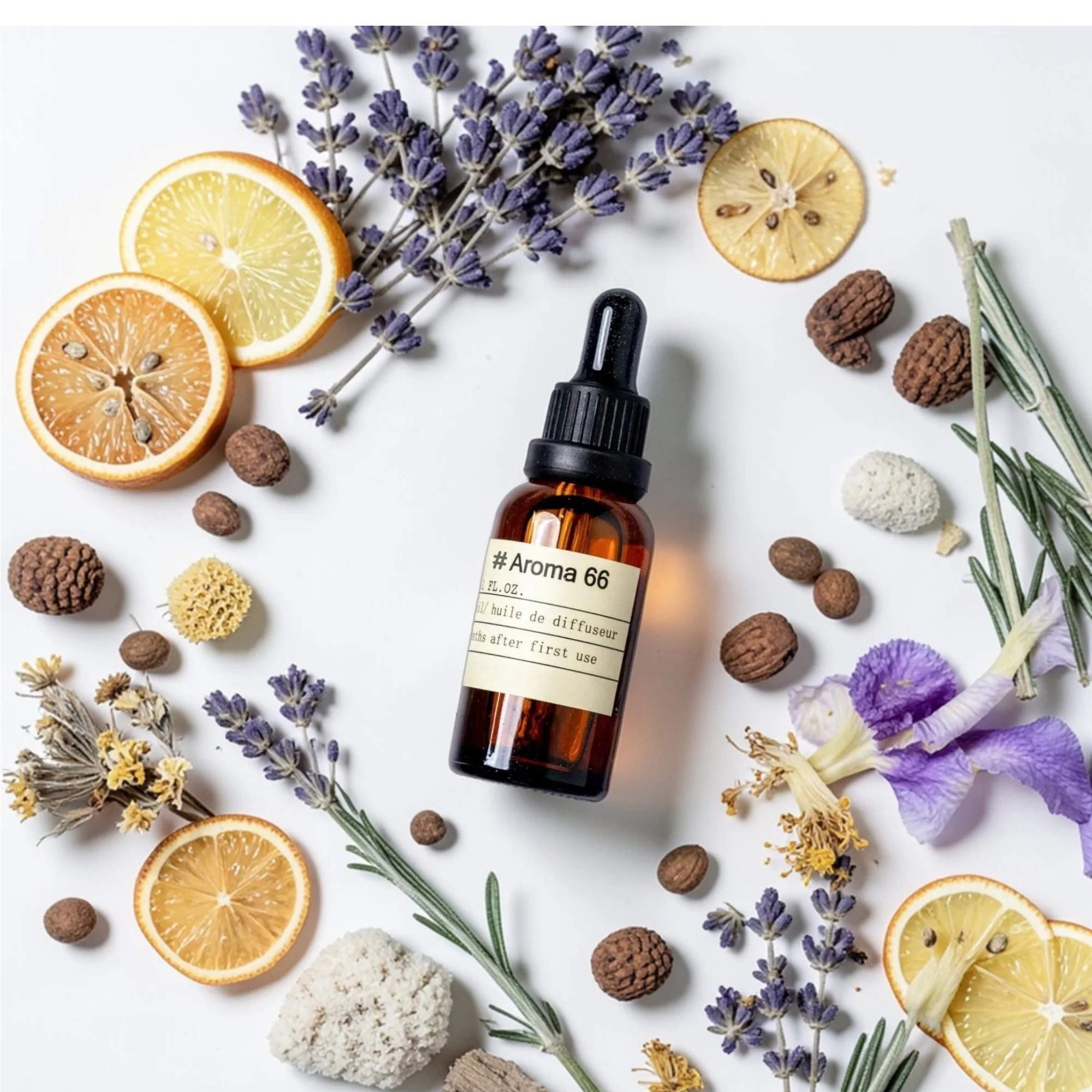 天然精油 No.66 ラベンダー・ド・プロヴァンス｜心を整えるフレンチラベンダー 100%ピュア エッセンシャルオイル・リラックスアロマ